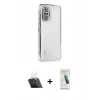 MARSİLYAN™- Redmi Note 10 Pro Kılıf Vadi Minimal - Şeffaf Pasifik Cam Ekran Koruyucu + Kamera Lens Koruma Cam - SF