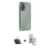 MARSİLYAN™- Redmi Note 10 Pro Kılıf Vadi Minimal - Şeffaf Royal Nano Ekran Koruyucu + Kamera Lens Koruma Cam - SF