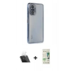 MARSİLYAN™- Redmi Note 10 Pro Kılıf Vadi Minimal - Siyah 20D Premium Cam Ekran Koruyucu + Şeffaf Kamera Lens Koruma Cam