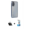MARSİLYAN™- Redmi Note 10 Pro Kılıf Vadi Minimal - Siyah 5D Eko Cam Ekran Koruyucu + Kamera Lens Koruma Cam - SF