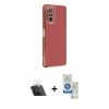 MARSİLYAN™- Redmi Note 10 Pro Kılıf Yankı Serisi - Şeffaf Royal Nano Ekran Koruyucu + Şeffaf Kamera Lens Koruma Cam