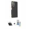 MARSİLYAN™- Redmi Note 10 Pro Kılıf Yankı Serisi - Şeffaf Royal Nano Ekran Koruyucu + Şeffaf Kamera Lens Koruma Cam