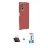 MARSİLYAN™- Redmi Note 10 Pro Kılıf Yankı Serisi - Siyah 5D Eko Cam Ekran Koruyucu + Kamera Lens Koruma Cam - SF