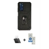 MARSİLYAN™- Redmi Note 11 Kılıf Ahenk Klasik - Şeffaf Royal Nano Ekran Koruyucu + Kamera Lens Koruma Cam - SF