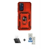 MARSİLYAN™- Redmi Note 11 Kılıf Ahenk Klasik - Şeffaf Royal Nano Ekran Koruyucu + Kamera Lens Koruma Cam - SF