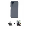 MARSİLYAN™- Redmi Note 11 Kılıf Ahenk Serisi - Şeffaf Temperli Cam Ekran Koruyucu + Kamera Lens Koruma Cam - SF