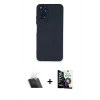 MARSİLYAN™- Redmi Note 11 Kılıf Ahenk Serisi - Şeffaf Temperli Cam Ekran Koruyucu + Kamera Lens Koruma Cam - SF