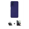 MARSİLYAN™- Redmi Note 11 Kılıf Ahenk Serisi - Şeffaf Temperli Cam Ekran Koruyucu + Kamera Lens Koruma Cam - SF