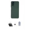 MARSİLYAN™- Redmi Note 11 Kılıf Ahenk Serisi - Siyah Joko Magic 5D Cam + Kamera Lens Koruma Cam - SF