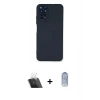 MARSİLYAN™- Redmi Note 11 Kılıf Ahenk Serisi - Siyah Joko Magic 5D Cam + Kamera Lens Koruma Cam - SF