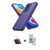 MARSİLYAN™- Redmi Note 11 Kılıf Atlas Form - Şeffaf Royal Nano Ekran Koruyucu + Kamera Lens Koruma Cam - SF
