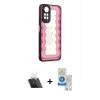 MARSİLYAN™- Redmi Note 11 Kılıf Odak Klasik Serisi - Şeffaf Royal Nano Ekran Koruyucu + Kamera Lens Koruma Cam - SF
