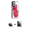 MARSİLYAN™- Redmi Note 11 Kılıf Odak Klasik Serisi - Şeffaf Temperli Cam Ekran Koruyucu + Kamera Lens Koruma Cam - SF