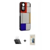 MARSİLYAN™- Redmi Note 11 Kılıf Odak Klasik Serisi - Siyah 6D Mat Seramik Hayalet Nano Ekran Koruyucu + Kamera Lens Koruma Cam - SF