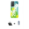 MARSİLYAN™- Redmi Note 11 Kılıf Siluet Çizgi Koleksiyonu - Siyah Joko Magic 5D Cam + Kamera Lens Koruma Cam - SF