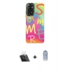 MARSİLYAN™- Redmi Note 11 Kılıf Siluet Çizgi Koleksiyonu - Siyah Joko Magic 5D Cam + Kamera Lens Koruma Cam - SF