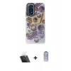 MARSİLYAN™- Redmi Note 11 Kılıf Siluet Çizgi Koleksiyonu - Siyah Joko Magic 5D Cam + Kamera Lens Koruma Cam - SF