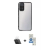 MARSİLYAN™- Redmi Note 11 Kılıf Vadi Minimal - Şeffaf Royal Nano Ekran Koruyucu + Kamera Lens Koruma Cam - SF