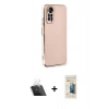 MARSİLYAN™- Redmi Note 11 Kılıf Yankı Serisi - Siyah 6D Mat Seramik Hayalet Nano Ekran Koruyucu + Kamera Lens Koruma Cam - SF