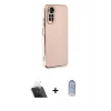 MARSİLYAN™- Redmi Note 11 Kılıf Yankı Serisi - Siyah Joko Magic 5D Cam + Şeffaf Kamera Lens Koruma Cam