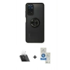 MARSİLYAN™- Redmi Note 11 Kılıf Yörünge Çizgi - Şeffaf Royal Nano Ekran Koruyucu + Kamera Lens Koruma Cam - SF