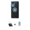 MARSİLYAN™- Redmi Note 11 Kılıf Yörünge Çizgi - Siyah Joko Magic 5D Cam + Kamera Lens Koruma Cam - SF