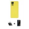 MARSİLYAN™- Redmi Note 11 Pro Kılıf Ahenk Serisi - Siyah 3D Antistatik Hayalet Cam Ekran Koruyucu + Kamera Lens Koruma Cam - SF