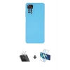 MARSİLYAN™- Redmi Note 11 Pro Kılıf Ahenk Serisi - Siyah 3D Antistatik Seramik Nano Ekran Koruyucu + Kamera Lens Koruma Cam - SF