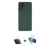MARSİLYAN™- Redmi Note 11 Pro Kılıf Ahenk Serisi - Siyah 3D Antistatik Seramik Nano Ekran Koruyucu + Kamera Lens Koruma Cam - SF