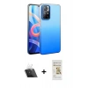 MARSİLYAN™- Redmi Note 11 Pro Kılıf Kıvılcım Minimal Özel Seri - Siyah Mat Seramik Nano Ekran Koruyucu + Kamera Lens Koruma Cam - SF