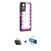 MARSİLYAN™- Redmi Note 11 Pro Kılıf Odak Klasik Serisi - Siyah 3D Antistatik Seramik Nano Ekran Koruyucu + Kamera Lens Koruma Cam - SF