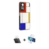 MARSİLYAN™- Redmi Note 11 Pro Kılıf Odak Klasik Serisi - Siyah 3D Antistatik Seramik Nano Ekran Koruyucu + Kamera Lens Koruma Cam - SF
