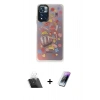 MARSİLYAN™- Redmi Note 11 Pro Kılıf Siluet Çizgi Koleksiyonu - Şeffaf Pasifik Cam Ekran Koruyucu + Kamera Lens Koruma Cam - SF