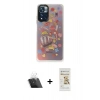 MARSİLYAN™- Redmi Note 11 Pro Kılıf Siluet Çizgi Koleksiyonu - Siyah Mat Seramik Nano Ekran Koruyucu + Kamera Lens Koruma Cam - SF