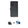 MARSİLYAN™- Redmi Note 11 Pro Kılıf Siluet Işık Serisi - Siyah 3D Antistatik Cam Ekran Koruyucu + Kamera Lens Koruma Cam - SF