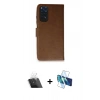 MARSİLYAN™- Redmi Note 11 Pro Kılıf Siluet Işık Serisi - Siyah 3D Antistatik Seramik Nano Ekran Koruyucu + Kamera Lens Koruma Cam - SF