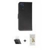MARSİLYAN™- Redmi Note 11 Pro Kılıf Siluet Işık Serisi - Siyah Mat Seramik Nano Ekran Koruyucu + Kamera Lens Koruma Cam - SF