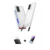 MARSİLYAN™- Redmi Note 11 Pro Kılıf Ufuk Klasik - Şeffaf Pasifik Cam Ekran Koruyucu + Kamera Lens Koruma Cam - SF