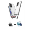 MARSİLYAN™- Redmi Note 11 Pro Kılıf Ufuk Klasik - Siyah 3D Antistatik Seramik Nano Ekran Koruyucu + Kamera Lens Koruma Cam - SF