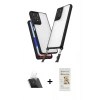 MARSİLYAN™- Redmi Note 11 Pro Kılıf Ufuk Klasik - Siyah Mat Seramik Nano Ekran Koruyucu + Kamera Lens Koruma Cam - SF