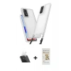 MARSİLYAN™- Redmi Note 11 Pro Kılıf Ufuk Klasik - Siyah Mat Seramik Nano Ekran Koruyucu + Kamera Lens Koruma Cam - SF