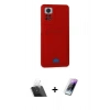 MARSİLYAN™- Redmi Note 11 Pro Kılıf Vadi Çizgi Prime - Şeffaf Pasifik Cam Ekran Koruyucu + Kamera Lens Koruma Cam - SF