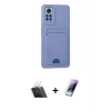 MARSİLYAN™- Redmi Note 11 Pro Kılıf Vadi Çizgi Prime - Şeffaf Pasifik Cam Ekran Koruyucu + Kamera Lens Koruma Cam - SF
