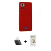 MARSİLYAN™- Redmi Note 11 Pro Kılıf Vadi Çizgi Prime - Siyah Mat Seramik Nano Ekran Koruyucu + Kamera Lens Koruma Cam - SF