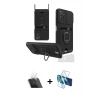 MARSİLYAN™- Redmi Note 11 Pro Kılıf Vadi Form Prime - Siyah 3D Antistatik Cam Ekran Koruyucu + Kamera Lens Koruma Cam - SF