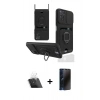 MARSİLYAN™- Redmi Note 11 Pro Kılıf Vadi Form Prime - Siyah 3D Antistatik Hayalet Cam Ekran Koruyucu + Kamera Lens Koruma Cam - SF