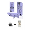 MARSİLYAN™- Redmi Note 11 Pro Kılıf Vadi Form Prime - Siyah Mat Seramik Nano Ekran Koruyucu + Kamera Lens Koruma Cam - SF