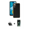 MARSİLYAN™- Redmi Note 11 SE Kılıf Yankı Serisi - Şeffaf 360 Full Body Arka Koruyucu + Kamera Lens Koruma Cam - SF
