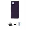 MARSİLYAN™- Redmi Note 12 Pro 4G Kılıf Ahenk Serisi - Siyah Joko Magic 5D Cam + Kamera Lens Koruma Cam - SF