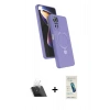 MARSİLYAN™- Redmi Note 12 Pro 4G Kılıf İz Işık Koleksiyonu - Şeffaf Pasifik Cam Ekran Koruyucu + Şeffaf Kamera Lens Koruma Cam